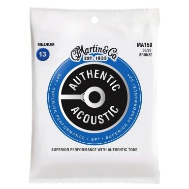 Martin MA-150 Authentic Acoustic String Set 80/20 Bronze .013 - .056