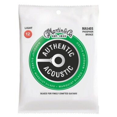 Martin MA-540S Authentic Acoustic Silked String Set Phosphor Bronze .012 - .054