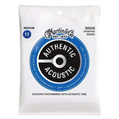 Martin MA-550 Authentic Acoustic String Set Phosphor Bronze .013 - .056