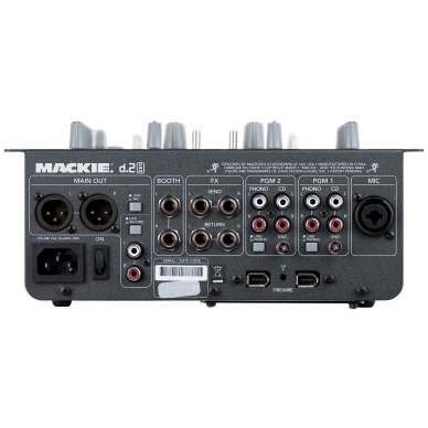 Mackie D2 Premium 2-channel DJ Production Console with analog VCA circuitry 2
