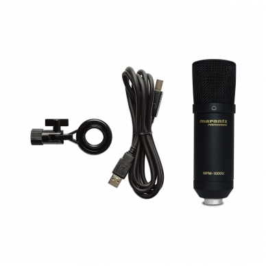 Marantz MPM-1000U - USB Condenser Microphone for DAW Recording or Podcasting 1 Marantz MPM-1000U - USB Condenser Microphone for DAW Recording or Podcasting 1