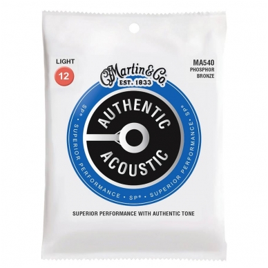 Stygos Akustinei Gitarai Martin MA-540 Authentic Phosphor Bronze .012 - .054 Stygos Akustinei Gitarai Martin MA-540 Authentic Phosphor Bronze .012 - .054
