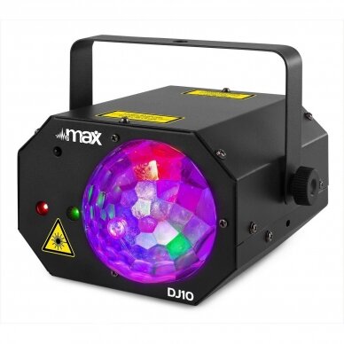 MAX DJ10 JELLY MOON WITH RED/GREEN LASER 151.702 1