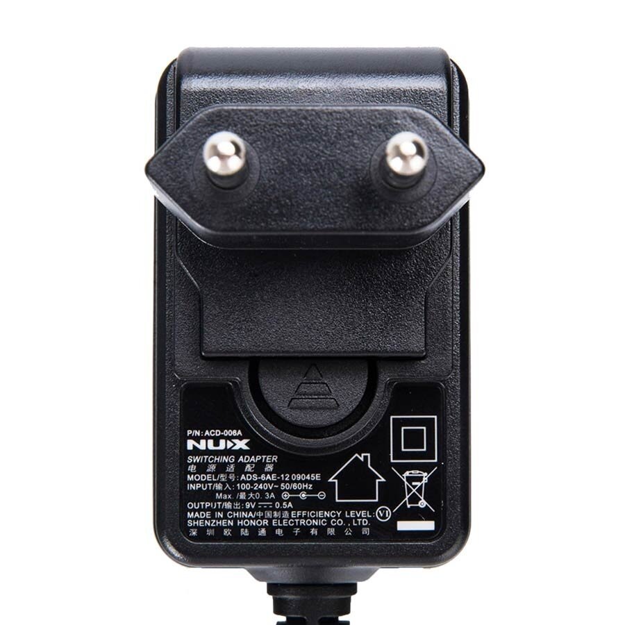 Maitinimo Šaltinis Efektų Pedalams Nux ACD-006A/EU Power Supply 9V 1 Maitinimo Šaltinis Efektų Pedalams Nux ACD-006A/EU Power Supply 9V 1