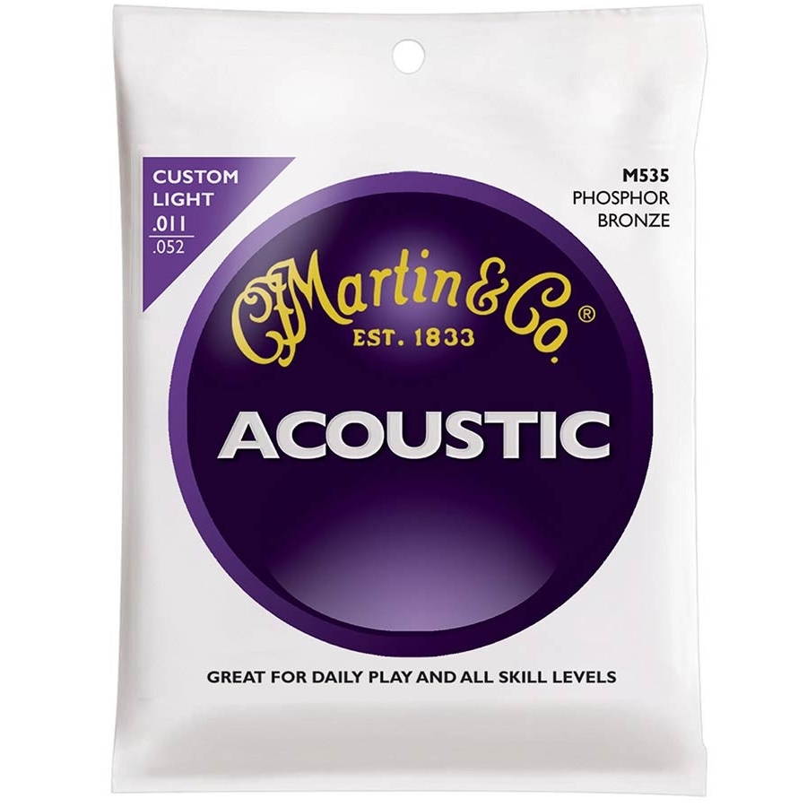 Martin M-535 Traditional Series String Set 92/8 Phosphor Bronze Martin M-535 Traditional Series String Set 92/8 Phosphor Bronze