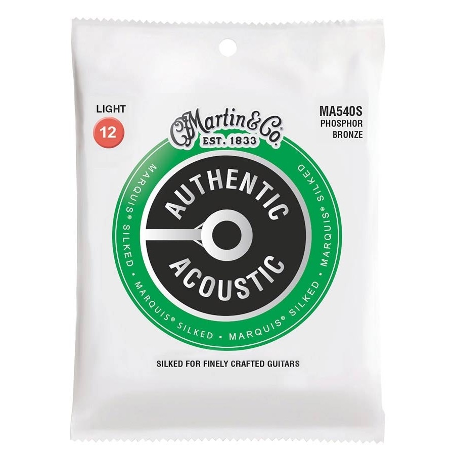 Martin MA-540S Authentic Acoustic Silked String Set Phosphor Bronze .012 - .054