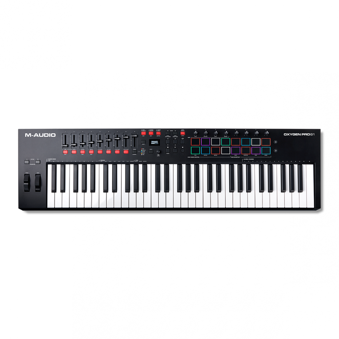 MIDI KLAVIATŪRA M-AUDIO OXYGEN PRO 61 MIDI KLAVIATŪRA M-AUDIO OXYGEN PRO 61