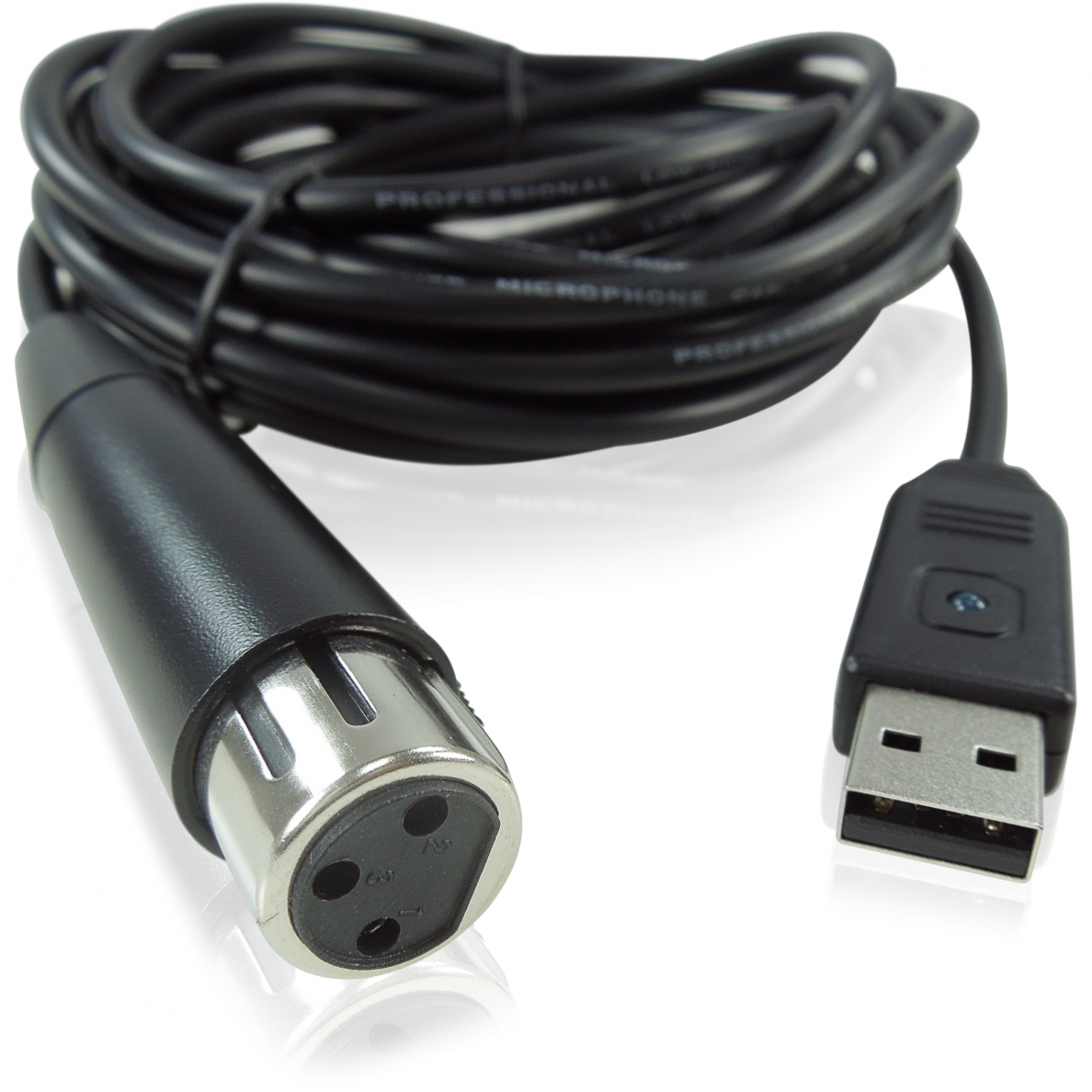 MIKROFONO LAIDAS SU USB JUNGTIMI BEHRINGER MIC 2 USB 1