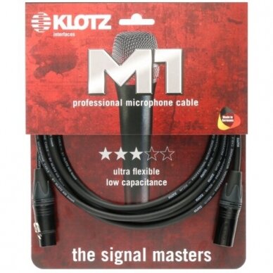 KLOTZ M1FM1N1000-M1 (10m) PROFESIONAL MICROPHONE CABLE