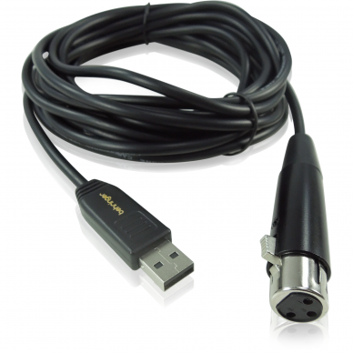 MIKROFONO LAIDAS SU USB JUNGTIMI BEHRINGER MIC 2 USB