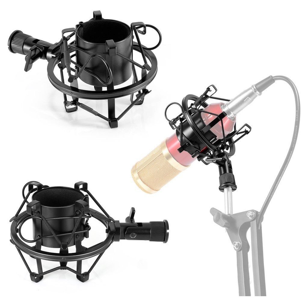 Neewer C-2 Universal Microphone Shock Mount 2 Neewer C-2 Universal Microphone Shock Mount 2