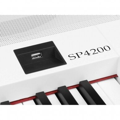 NEŠIOJAMAS SCENINIS PIANINAS MEDELI SP-4200/WH PORTABLE DIGITAL PIANO 7