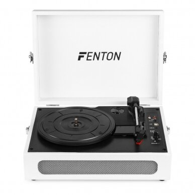 VINILINIŲ PLOKŠTELIŲ GROTUVAS SU BLUETOOTH FENTON RP-118F BALTAS 102.056 5