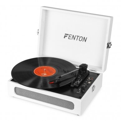 VINILINIŲ PLOKŠTELIŲ GROTUVAS SU BLUETOOTH FENTON RP-118F BALTAS 102.056 6