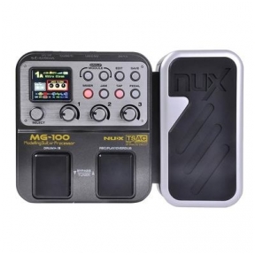 NUX MG-100 Guitar Multi Effect And Amp Modeling Processor With Drum Machine And Phrase Looper