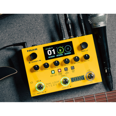 NUX Dual Loop Stereo Looper Pedal NUX Dual Loop Stereo Looper Pedal