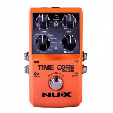 Efektų pedalas Nux TIMECDLX Core Series Delay/Looper Pedal Efektų pedalas Nux TIMECDLX Core Series Delay/Looper Pedal