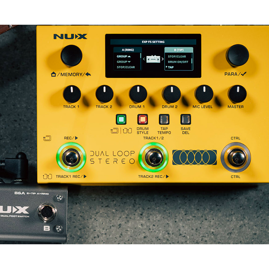 NUX Dual Loop Stereo Looper Pedal 2 NUX Dual Loop Stereo Looper Pedal 2