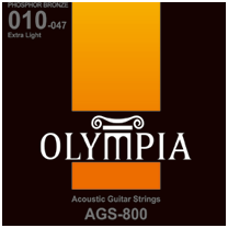 Olympia AGS-800 Acoustic Guitar Strings .010-.047