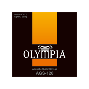 Olympia AGS-120 12-String Acoustic Guitar Strings .010-.047