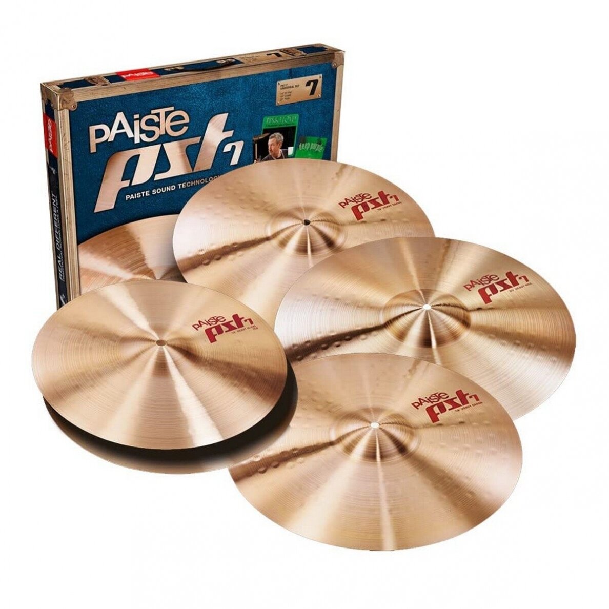 PAISTE PST7 Medium (14/18/20+16) lėkščių kompletas PAISTE PST7 Medium (14/18/20+16) lėkščių kompletas