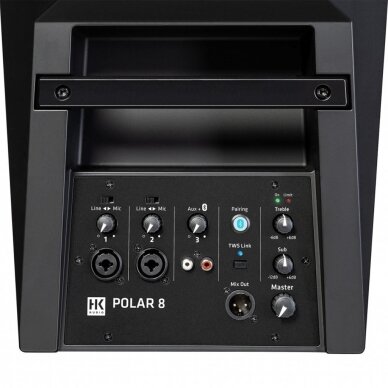 PA BOKŠTINĖ SISTEMA SU DĖKLAIS HK AUDIO POLAR 8 17 PA BOKŠTINĖ SISTEMA SU DĖKLAIS HK AUDIO POLAR 8 17