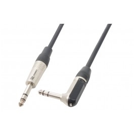 PD-CONNEX 6.3 Stereo Jack - 6.3 Stereo Right-Angle Jack