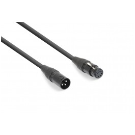 PD-CONNEX Cable Converter DMX 3-pin Male - DMX 5-pin Female Adapter 177.947 PD-CONNEX Cable Converter DMX 3-pin Male - DMX 5-pin Female Adapter 177.947