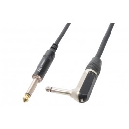 PD-CONNEX Guitar Cable 6.3 Mono - 6.3 Mono Right Angle 6m 177.618 PD-CONNEX Guitar Cable 6.3 Mono - 6.3 Mono Right Angle 6m 177.618