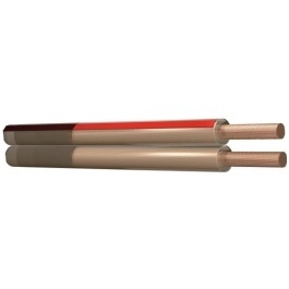 PD-CONNEX Transparent speaker cable, 2 x 1.5mm, 15A, Clear, 1m 801.882