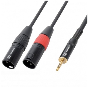 PD Connex Cable 2x XLR Male - 3.5mm Stereo 1.5m 176.020