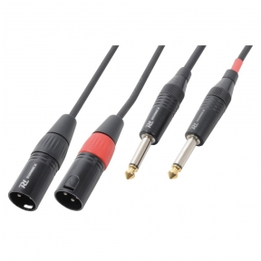 PD Connex Cable 2xXLR Male-2x6.3 Mono 1.5m