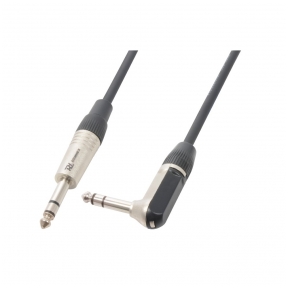 PD CONNEX CABLE CX78-3 6.3 STEREO JACK - 6.3 STEREO RIGHT-ANGLE JACK 177.010
