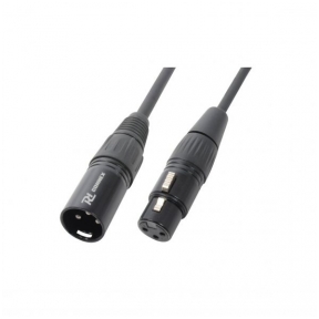 PD Connex XLR plug - XLR socket, black, 6m 176.025