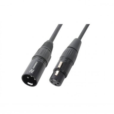 PD-CONNEX XLR plug - XLR socket, black, 6m 176.025