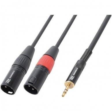 PD-CONNEX Cable 2x XLR Male - 3.5mm Stereo 6.0m 176.023 PD-CONNEX Cable 2x XLR Male - 3.5mm Stereo 6.0m 176.023