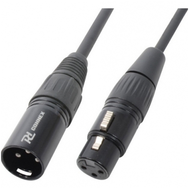 PD-CONNEX XLR plug - XLR socket, black, 3m 176.015 PD-CONNEX XLR plug - XLR socket, black, 3m 176.015
