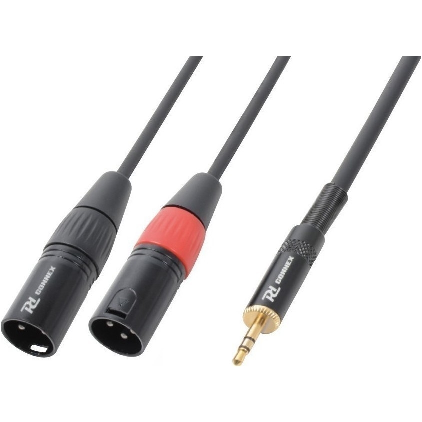 PD-CONNEX Cable 2x XLR Male - 3.5mm Stereo 6.0m 176.023 PD-CONNEX Cable 2x XLR Male - 3.5mm Stereo 6.0m 176.023
