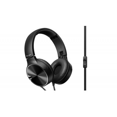 Pioneer SE-MJ722T-K 32 ohm Closed Headphones - Black