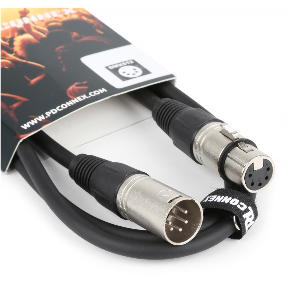 PD-CONNEX DMX Cable 5-PIN XLR Male-Female 1.5m 177.923 1 PD-CONNEX DMX Cable 5-PIN XLR Male-Female 1.5m 177.923 1