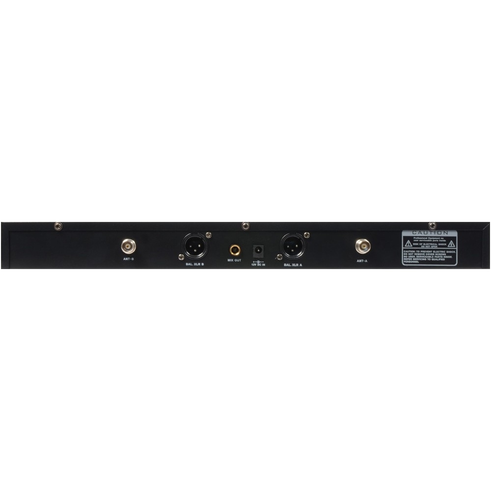 Power Dynamics PD722H 2-Channel UHF Wireless Microphone System with 2 Microphones 179.140 2