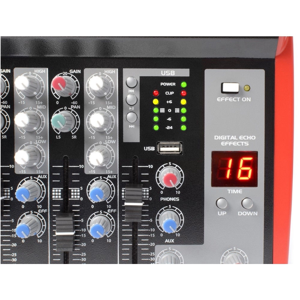 Power Dynamics PDM-L405 Music Mixer 4-Channel MP3/ECHO 171.166 3 Power Dynamics PDM-L405 Music Mixer 4-Channel MP3/ECHO 171.166 3