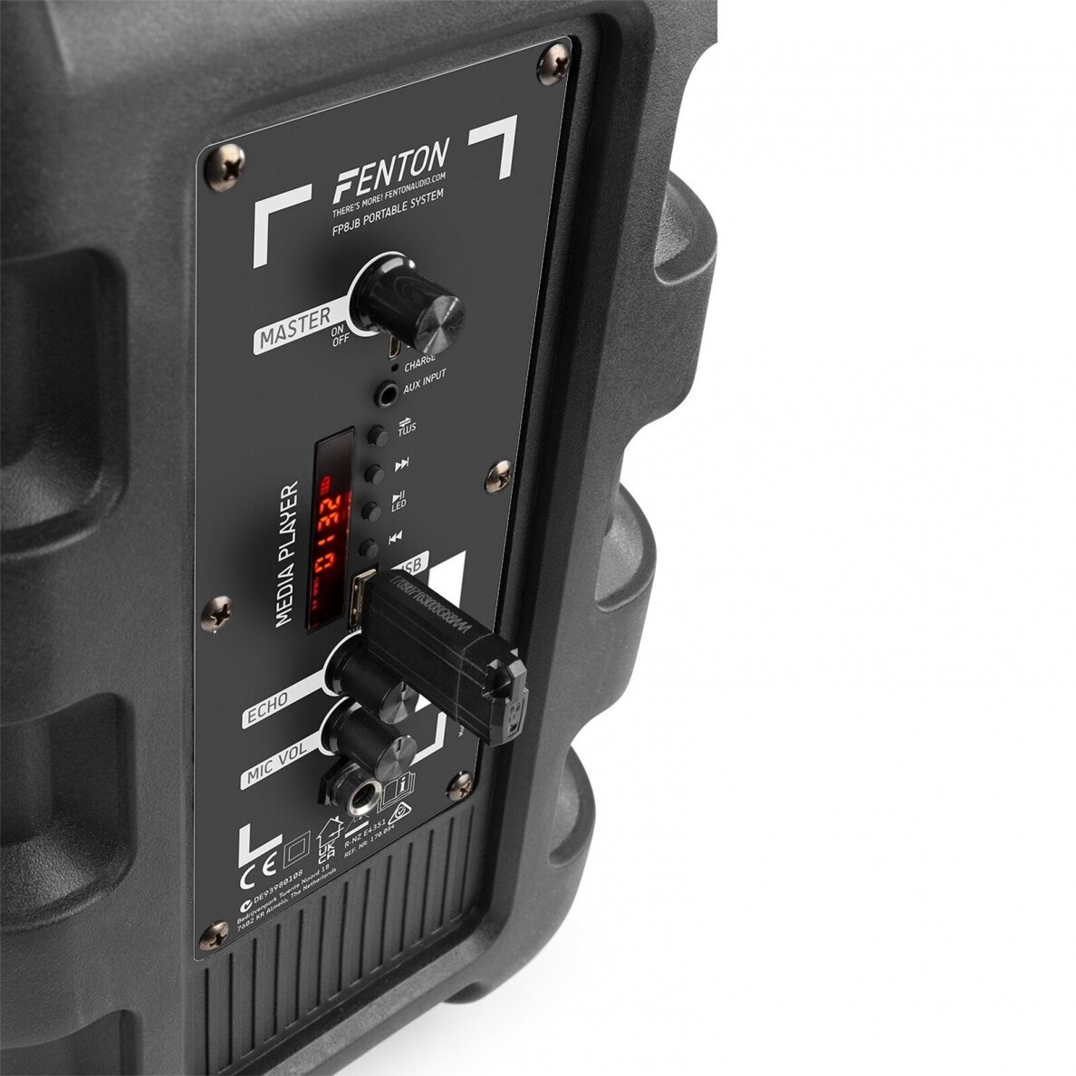 PORTATYVI GARSO KOLONĖLĖ SU MIKROFONU FENTON FP-8JB 8” 170.084 5
