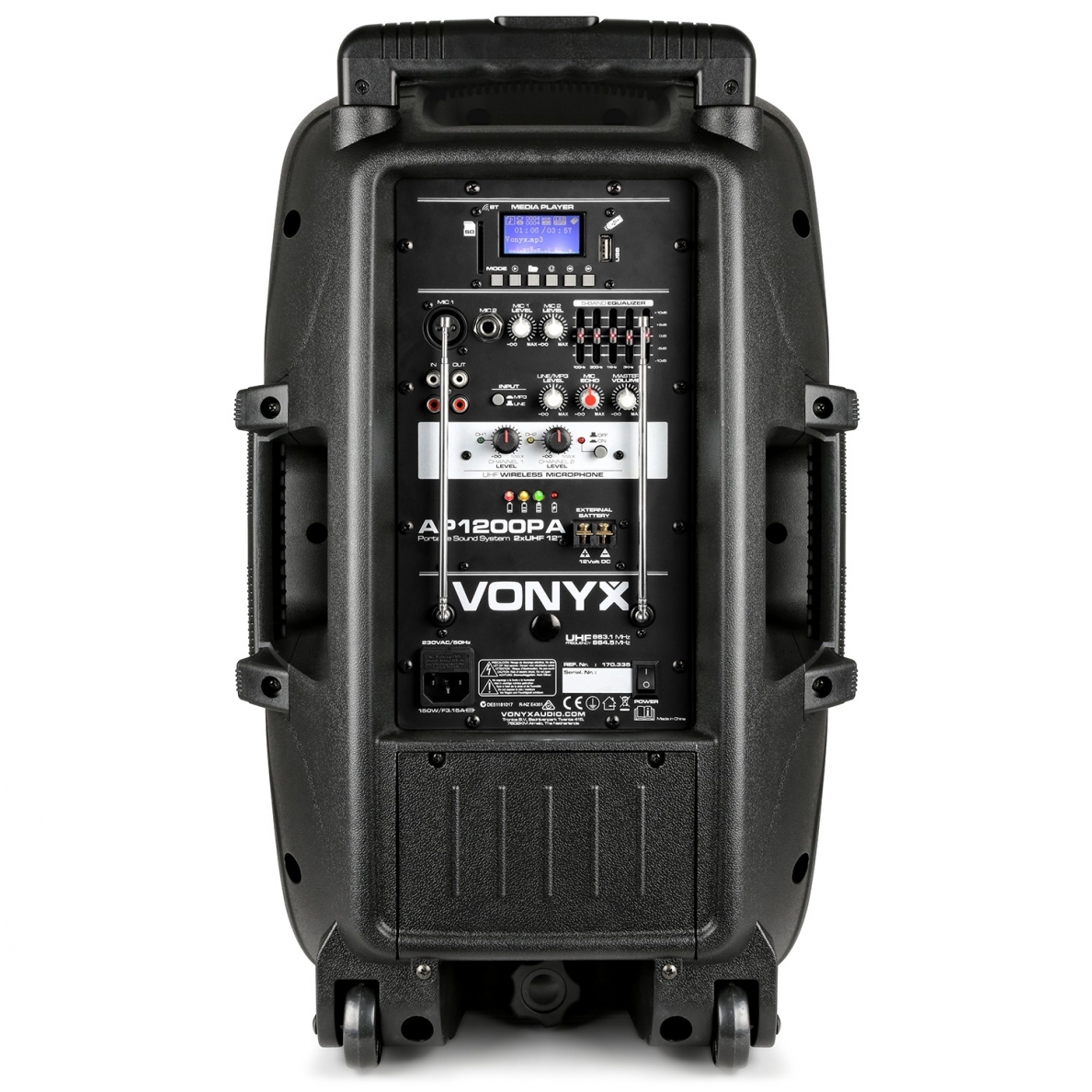 PORTABLE SPEAKER - VONYX AP1200PA 170.335 3 PORTABLE SPEAKER - VONYX AP1200PA 170.335 3