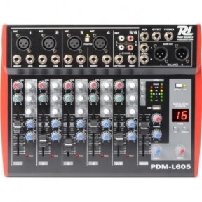 Power Dynamics PDM-L605 Music Mixer 6-Channel MP3/ECHO 171.168