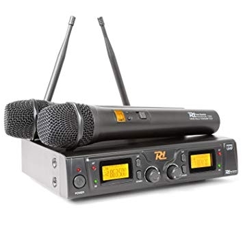 Power Dynamics PD782 2x 8-Channel UHF Wireless Microphone System with Microphones 179.196 1
