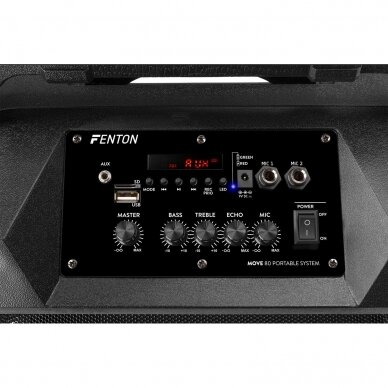 FENTON MOVE-80 170.042 8"BT PORTABLE SOUND SYSTEM 6