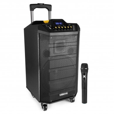 VONYX VPS10 PORTABLE SOUND SYSTEM 10'' WITH BLUETOOTH 170.047 VONYX VPS10 PORTABLE SOUND SYSTEM 10'' WITH BLUETOOTH 170.047