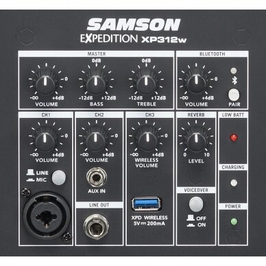 Portable speaker SAMSON XP-312W 2 Portable speaker SAMSON XP-312W 2