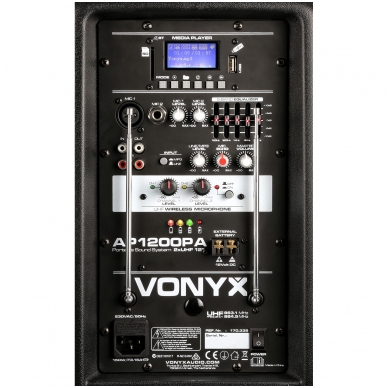 PORTABLE SPEAKER - VONYX AP1200PA 170.335 5 PORTABLE SPEAKER - VONYX AP1200PA 170.335 5